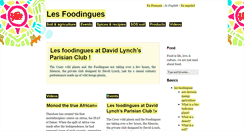 Desktop Screenshot of lesfoodingues.com