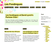 Tablet Screenshot of lesfoodingues.com